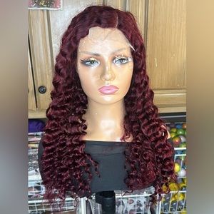 Lot 2111 ❤️New ❤️100% Human Hair 4x4 Lace Front wig T Part 24”